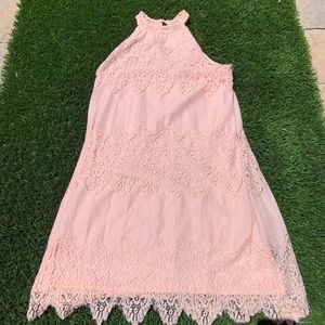 Charlotte Russe Lace High Neck Dress